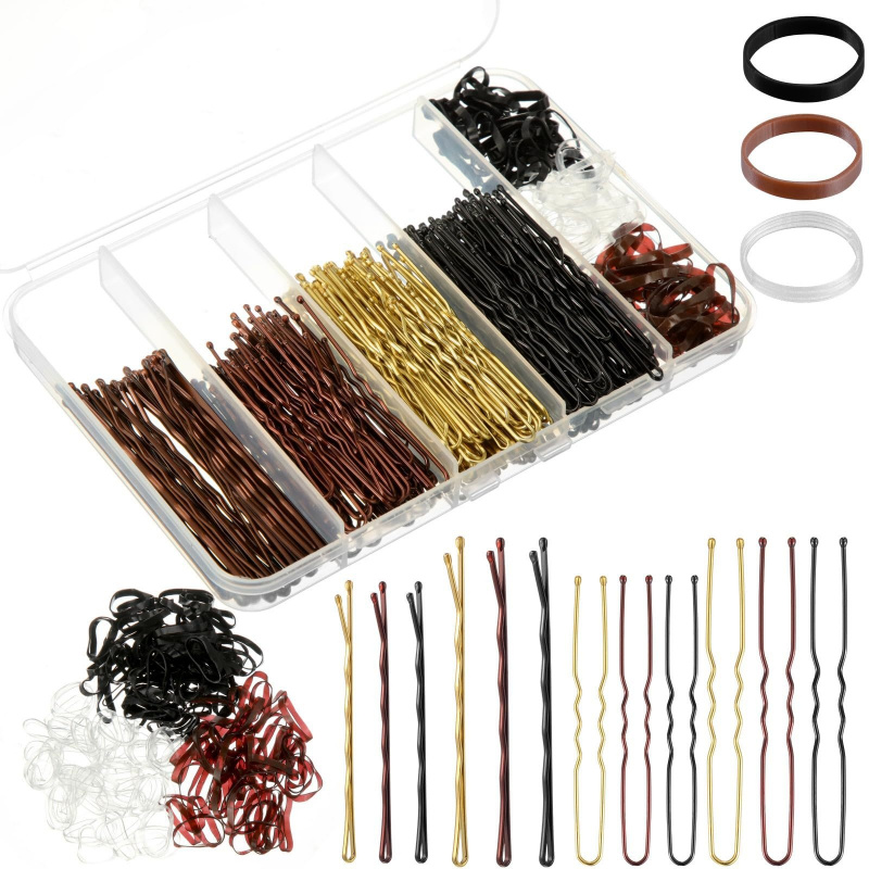 Women Accessories Organizer - 480개입 헤어 스타일링 액세서리 키트 U자형