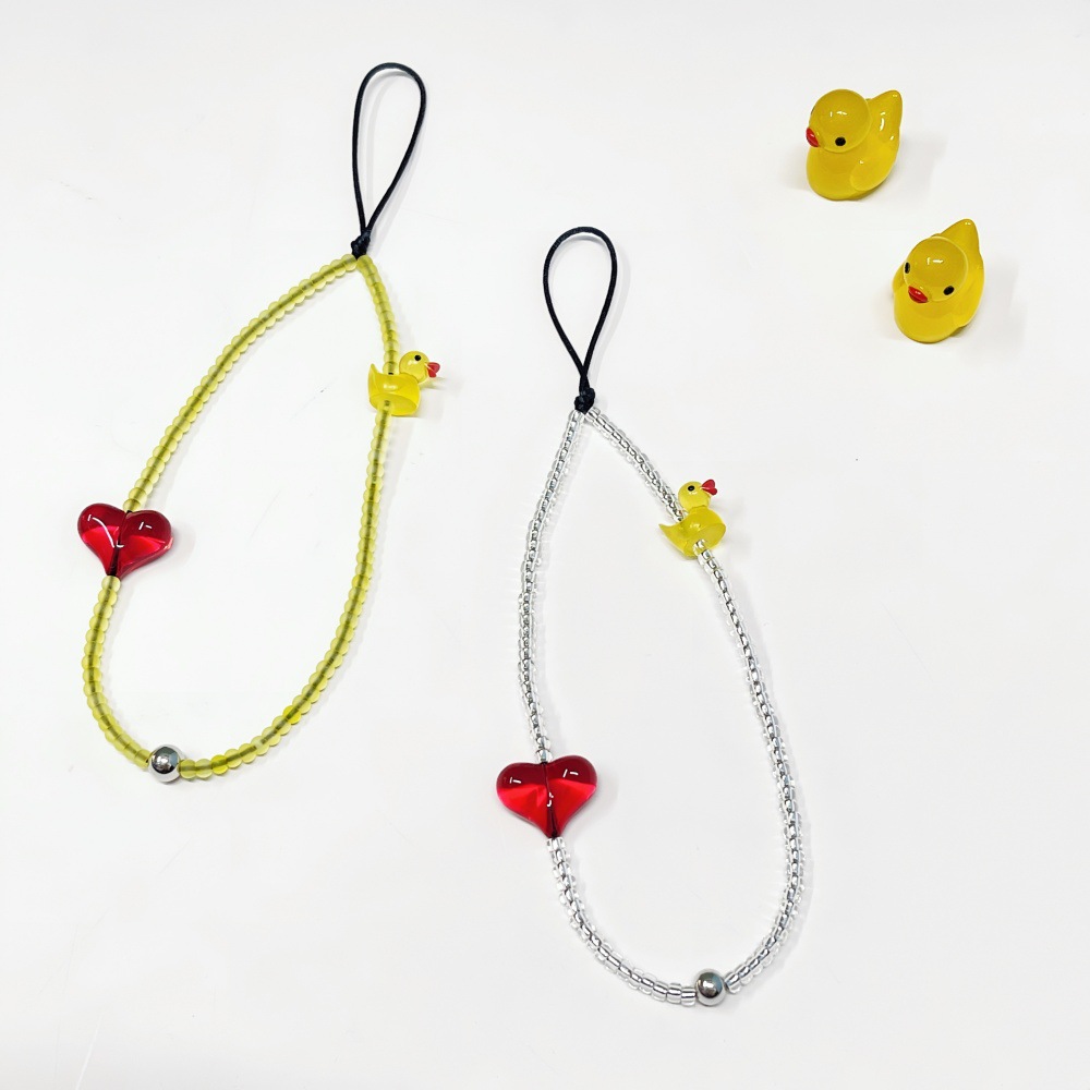 Women'S Y2K Accessories - HERLOOK Y2K 트렌디 미니 덕 하트