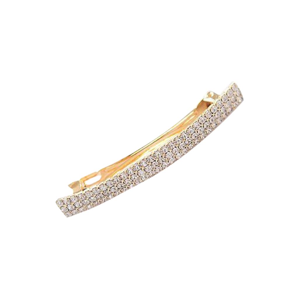 여성용 라인스톤 자동 프렌치 헤어 바레트 포니테일 홀더 - Wrap Ring Gold 리뷰 및 가격