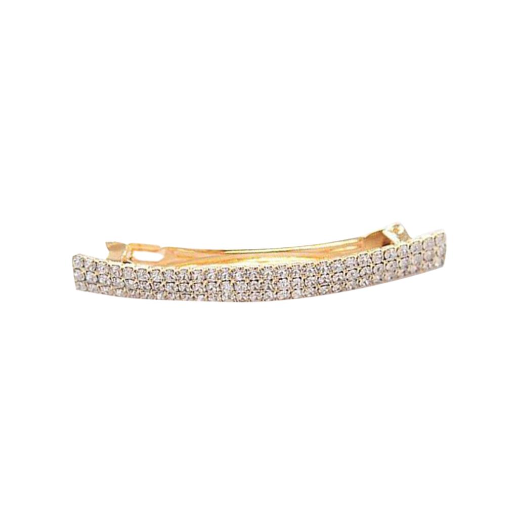 여성용 라인스톤 자동 프렌치 헤어 바레트 포니테일 홀더 - Wrap Ring Gold 리뷰 및 가격