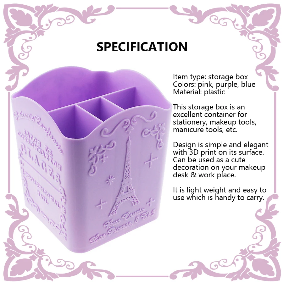 4칸 네일 아트 브러쉬 홀더, 메이크업 브러쉬 보관함, - Women Accessories Organizer 리뷰 및 가격