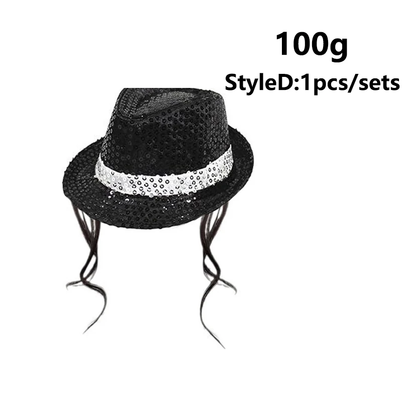 남성용 80년대 디스코 의상 마이클 잭슨 스타일 스팽글 - Women'S Accessories In The 80S 리뷰 및 가격