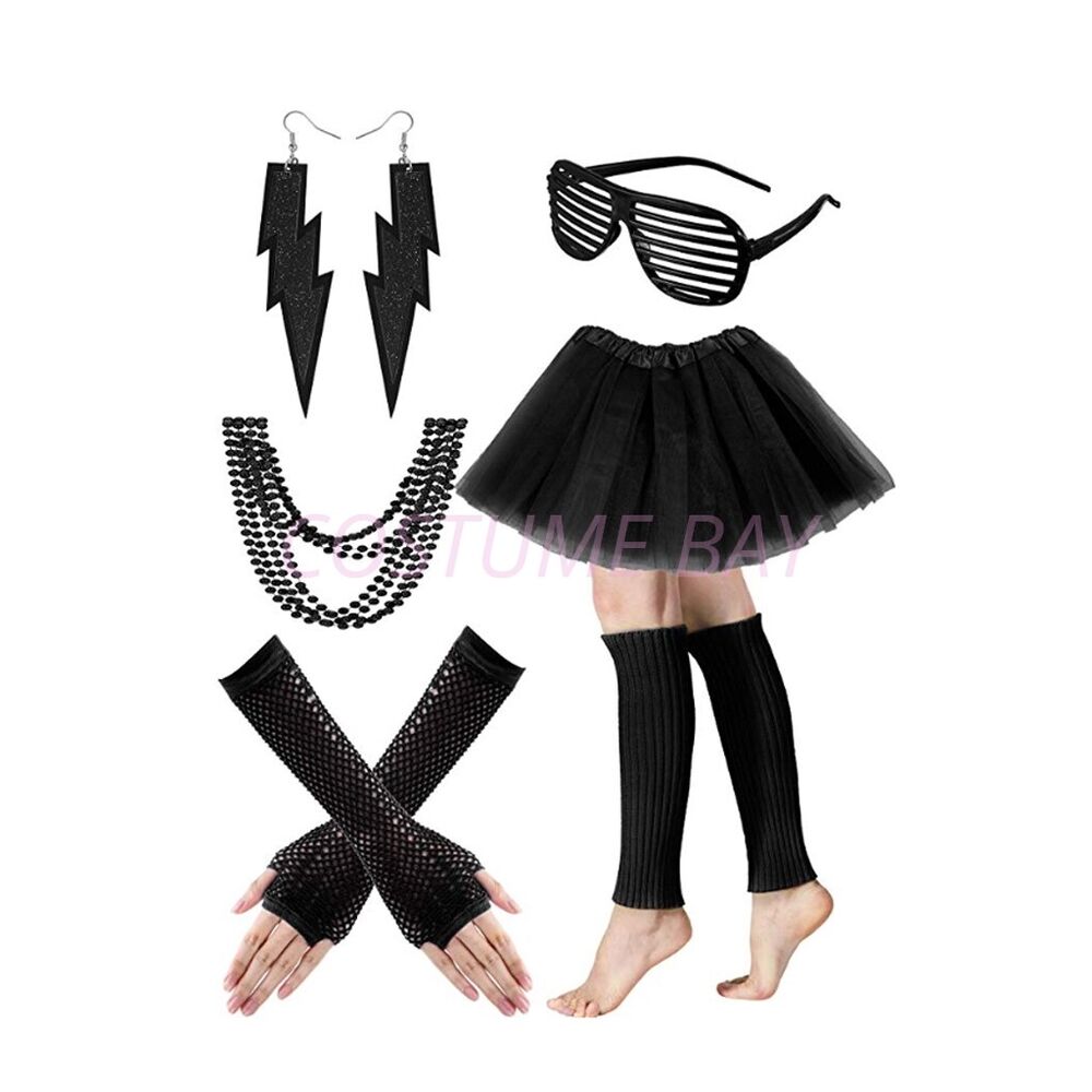 PESENAR 여성용 네온 80년대 튜튜 스커트 팬시  - Women'S Accessories In The 80S 리뷰 및 가격