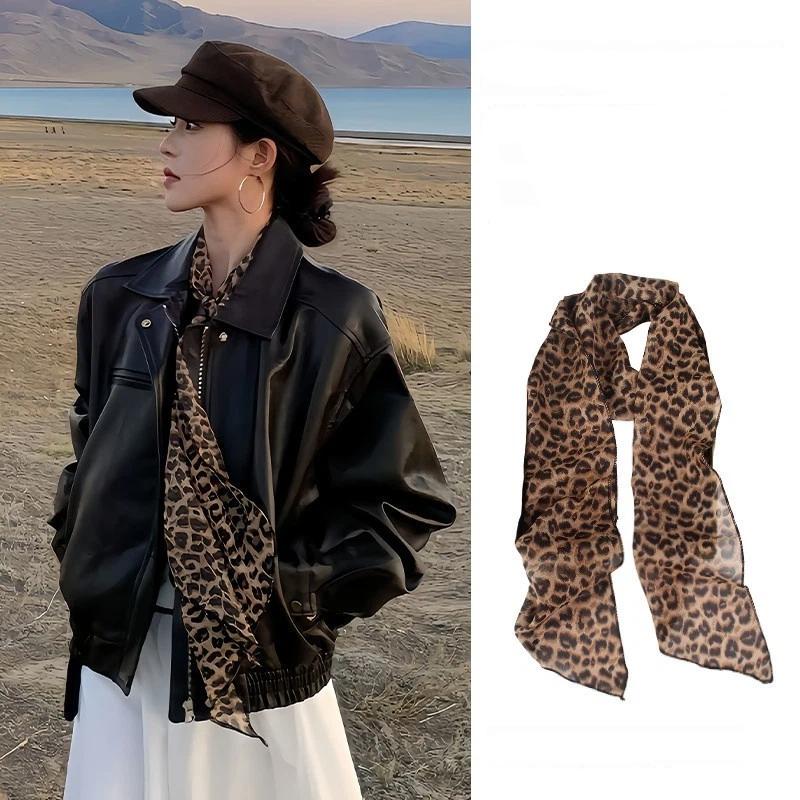 폴카 도트 꽃무늬 프린트 실크 스카프 얇은 넥 스카프  - Women'S Accessories For Neck 리뷰 및 가격