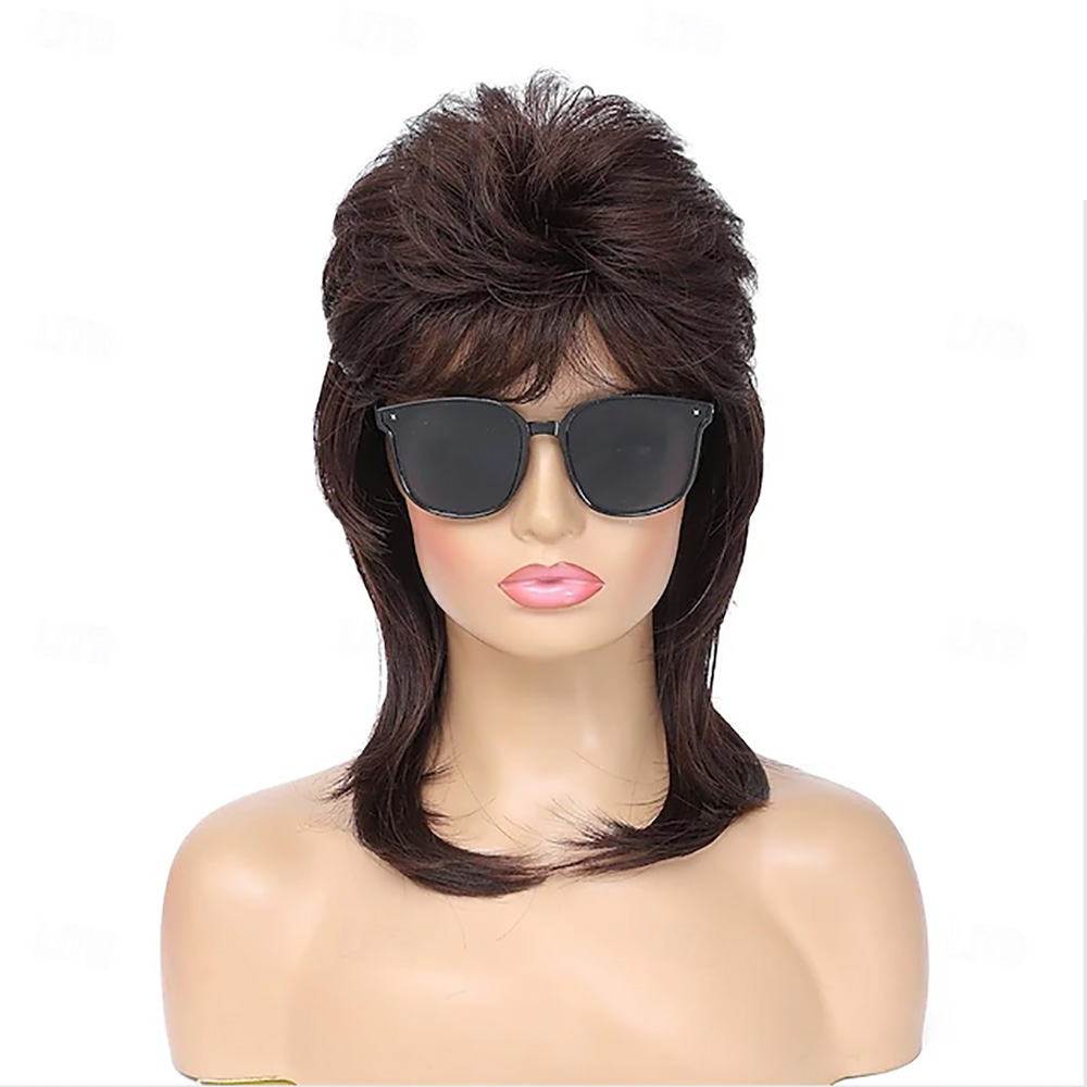 HAIRJOY ​​여성용 합성 머리 멀렛 가발 Joe  - Women'S Accessories In The 80S 리뷰 및 가격